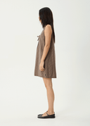 HOMETOWN MICHI MINI DRESS - COFFEE