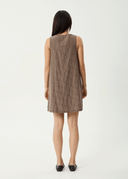 HOMETOWN MICHI MINI DRESS - COFFEE
