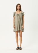 AFENDS LENNI MINI DRESS - OLIVE