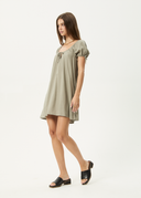 AFENDS LENNI MINI DRESS - OLIVE