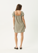 AFENDS LENNI MINI DRESS - OLIVE