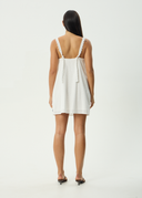 AFENDS KINDRED MINI DRESS - WHITE