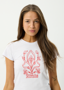 AFENDS GOOD NATURE BABY TEE - WHITE