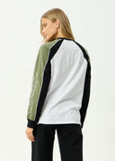 AFENDS DIRTS LONG SLEEVE TEE - DEEP OLIVE