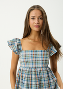 AFENDS AMELIE CHECK TOP - MULTI