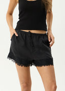AFENDS SINCLAIR CUPRO SHORT - BLACK