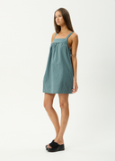 AFENDS VOYAGER MINI DRESS - DEEP OLIVE VOYAGER