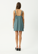 AFENDS VOYAGER MINI DRESS - DEEP OLIVE VOYAGER