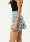 AMELIE CHECK MINI SKIRT - MULTI