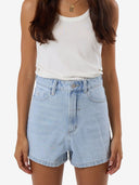 THRILLS ERICA SHORT - LIGHT ASH BLUE