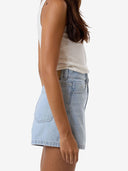 THRILLS ERICA SHORT - LIGHT ASH BLUE