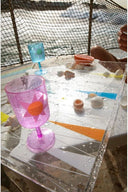 SUNNYLIFE POOLSIDE WINE GLASS UTOPIA MULTI SET OF 4