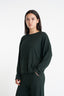 HUFFER MERINO NEVE CREW - FOREST