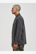 WORSHIP CHERUB LONG SLEEVE SHIRT - WORN BLACK