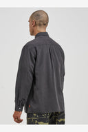 WORSHIP CHERUB LONG SLEEVE SHIRT - WORN BLACK