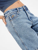 WORSHIP ALT STATE SLOUCHER SHORT - SALTED INDIGO ACID