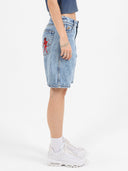 WORSHIP ALT STATE SLOUCHER SHORT - SALTED INDIGO ACID