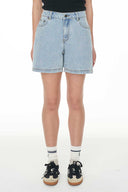 HUFFER VINTAGE DENIM SHORT - LIGHT BLUE