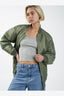 THRILLS UNION OVERSIZED BOMBER - MILD ARMY