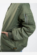THRILLS UNION OVERSIZED BOMBER - MILD ARMY
