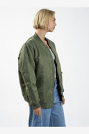 THRILLS UNION OVERSIZED BOMBER - MILD ARMY