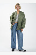 THRILLS UNION OVERSIZED BOMBER - MILD ARMY