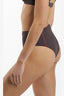 THRILLS NEXUS HIGH WAIST BIKINI BOTTOM - CHOCOLATE PLUM