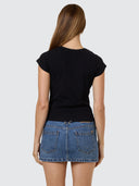 THRILLS PRIORITY CLUB TEE - BLACK