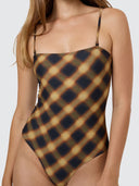 THRILLS LOST SIGNAL STRAPLESS ONE PIECE - BRONZE