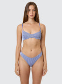 THRILLS ALBA RIB UNDERWIRE BIKINI TOP - CORNFLOWER BLUE