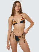 THRILLS METAMORPHIC DAZE STRING BIKINI TOP - BLACK