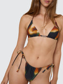 THRILLS METAMORPHIC DAZE STRING BIKINI TOP - BLACK