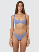 THRILLS ALBA RIB CLASSIC BIKINI BOTTOM - CORNFLOWER BLUE