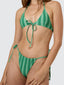 THRILLS VIVID DREAMS TIE FRONT BIKINI TOP - APPLE