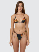 THRILLS METAMORPHIC DAZE STRING BIKINI BOTTOM - BLACK