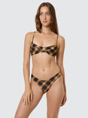 THRILLS LOST SIGNAL UNDERWIRE BIKINI TOP - BRONZE