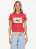 THRILLS METAL AND DUST BOY TEE - FLAME RED