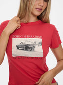 THRILLS METAL AND DUST BOY TEE - FLAME RED