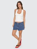 THRILLS ASTRA V NECK TANK - WHITE