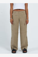 WORSHIP RECREATION ZIP OFF CARGO PANT - SANDY TAUPE