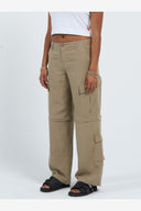 WORSHIP RECREATION ZIP OFF CARGO PANT - SANDY TAUPE