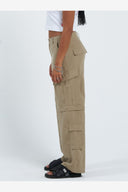 WORSHIP RECREATION ZIP OFF CARGO PANT - SANDY TAUPE
