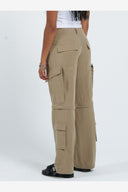 WORSHIP RECREATION ZIP OFF CARGO PANT - SANDY TAUPE