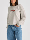 DISCOVER SLOUCH SWEAT - GREY MARLE