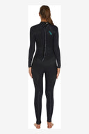 BAHIA BACK ZIP 4/3mm STEAMER - BLACK