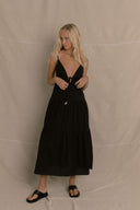 RHYTHM JACI MAXI DRESS - BLACK