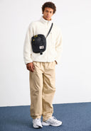 black cross body bag the north face