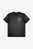 BRIXTON HUBAL HEAVY WEIGHT RELAXED TEE - BLACK CLASSIC