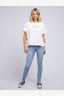 ALL ABOUT EVE WASHED TEE - WHITE