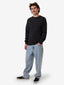 THRILLS ADAPTED WAFFLE LONG SLEEVE - FADED BLACK